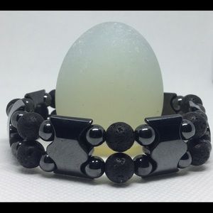 Lava Wing mens bracelet